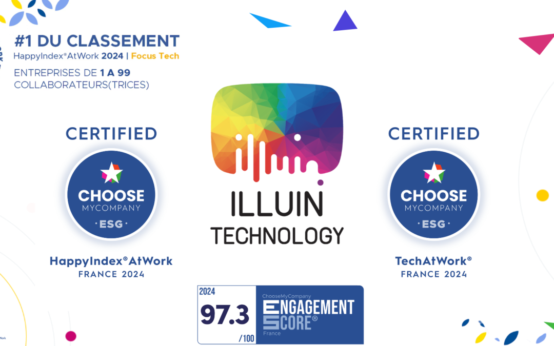 ILLUIN Technology zertifiziert und Nr. 1 im Happy At Work Index 2024 🥇